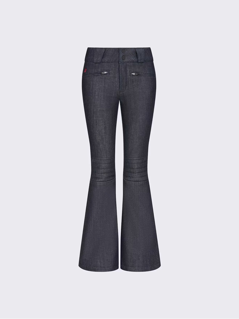 Perfect Moment Denim Ski Pants Aurora Flare Dark Wash Size Small Gently Used